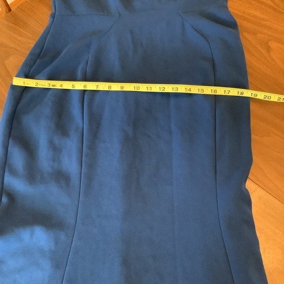 Jill Stuart Royal Blue Strapless Evening Gown Size 12 Formal Prom Mermaid Dress - Picture 9 of 13